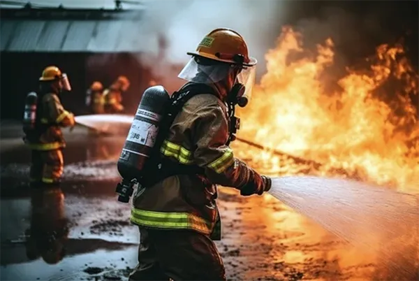 Brandfolk og paramedicinere underviser